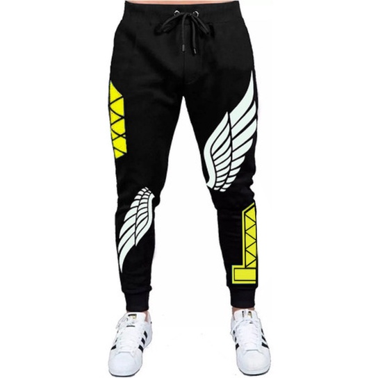 Calça Free Fire Angelical Faixa Vermelha Slim Inf