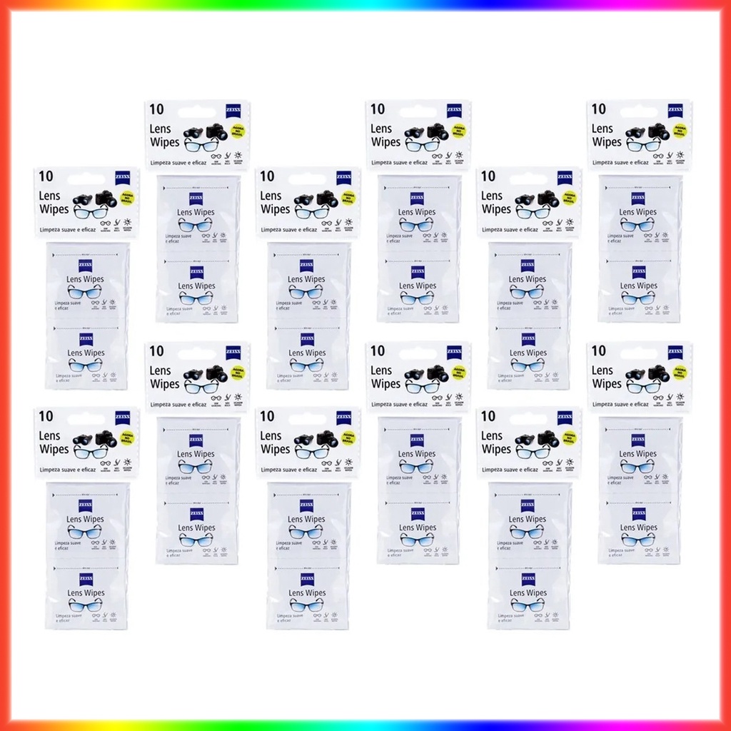 Lens Wipes Zeiss Leve 120 Pague 100 Unidades