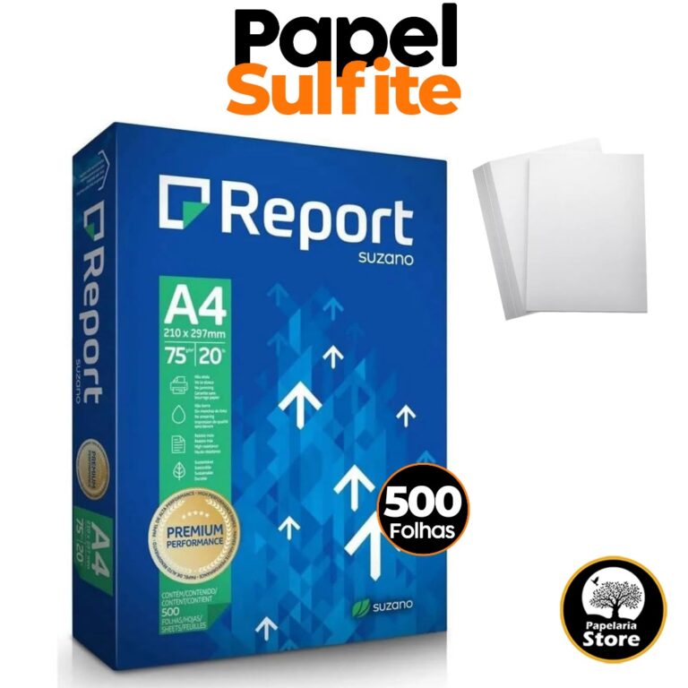 Papel Sulfite Report Folha Ofício Para Impressão