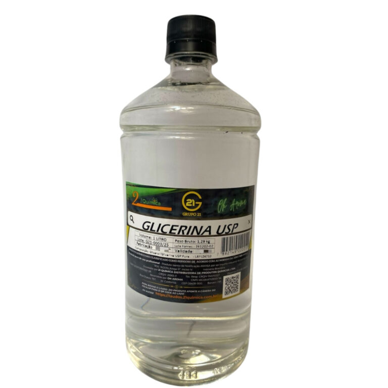 Glicerina Vegetal Bidestilada USP 1 Litro