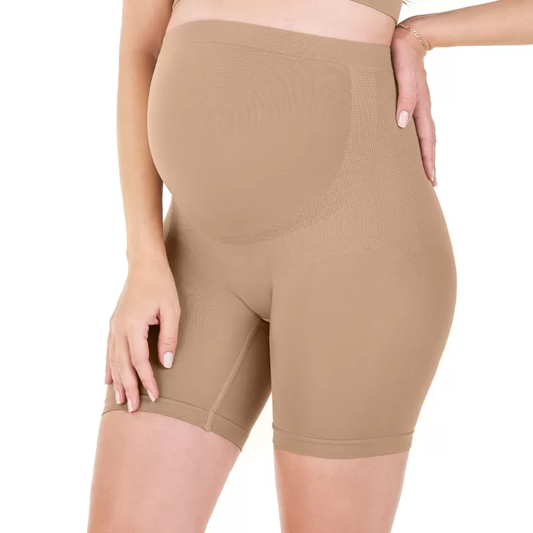 Bermuda Maternidade Gestante sem costura Microfrib