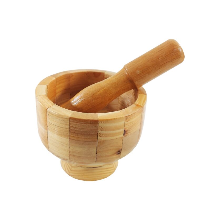 Pilão com socador em Bambu
