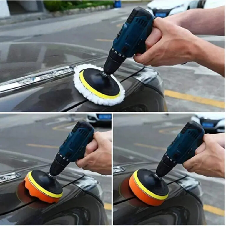 Kit De 11 Peças De Espuma E Lã Para Polimento Au