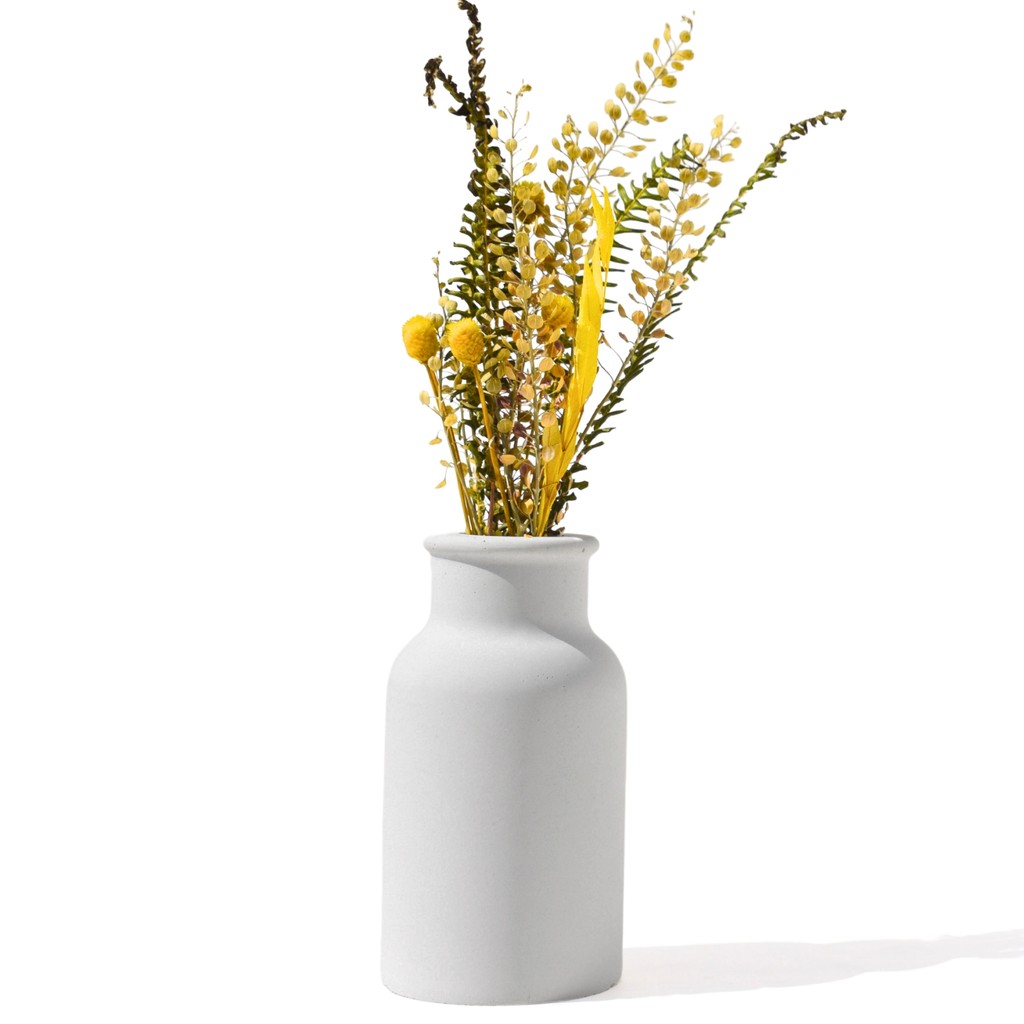 Mini Garrafa Lisa Clássica Artesanal 9,5x5m Em Cimento