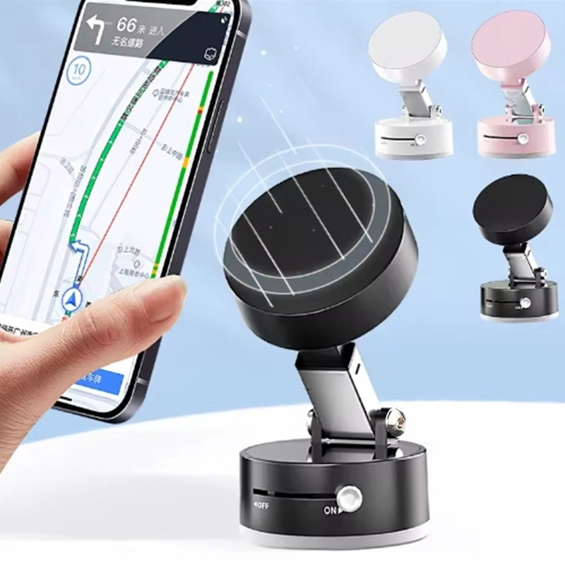 Suporte Magnético Para Telefone-360 ° Dobrável Carro Com Sucção A Vácuo Uso Em iPhone ,/Academia/Esp