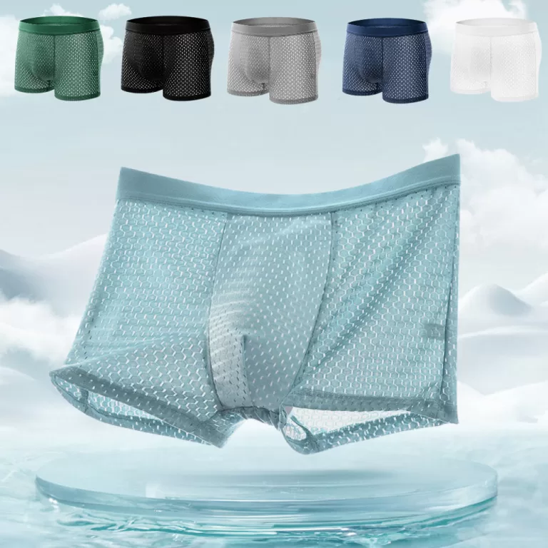 4 Conjunto de Boxers Masculinos de Verão Respirá