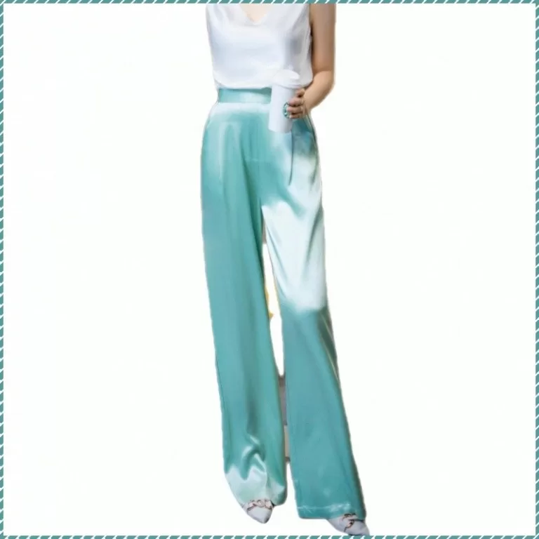 Casual Pants Adults Falling Sensation Pants High-w