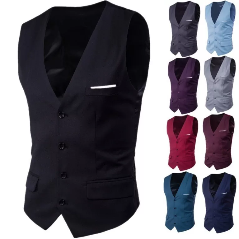 Vestido Masculino Colete Terno Formal Negócios Fi