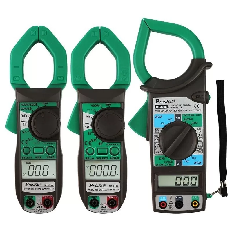 AC Digital Tipo Braçadeira Medidor Amperímetro Multímetro Universal MT-3266 3102 3109
