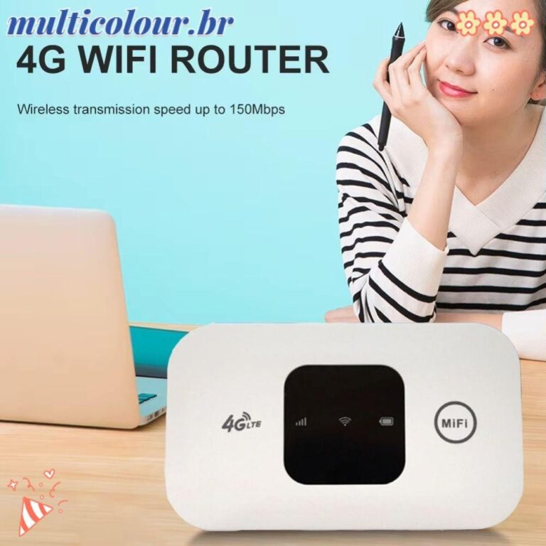 Roteador Multicolor 4G LTE , De Bolso 2100mAh 150M