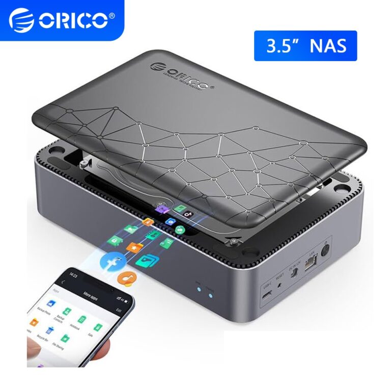 ORICO 3,5 polegadas NAS SATA HDD Gabinete externo 