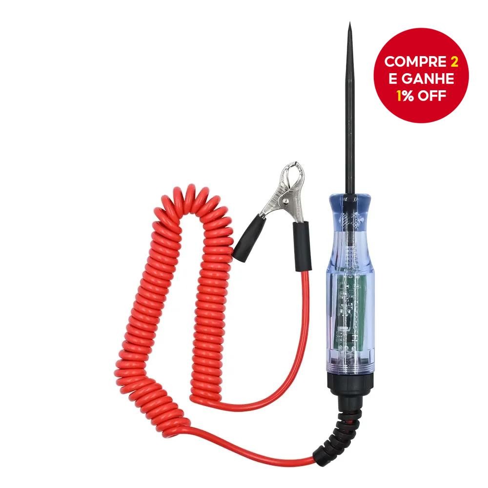 Testador de Circuito Elétrico para Caminhões de 3V a 48V – Caneta de Medição para Diagnóstico.