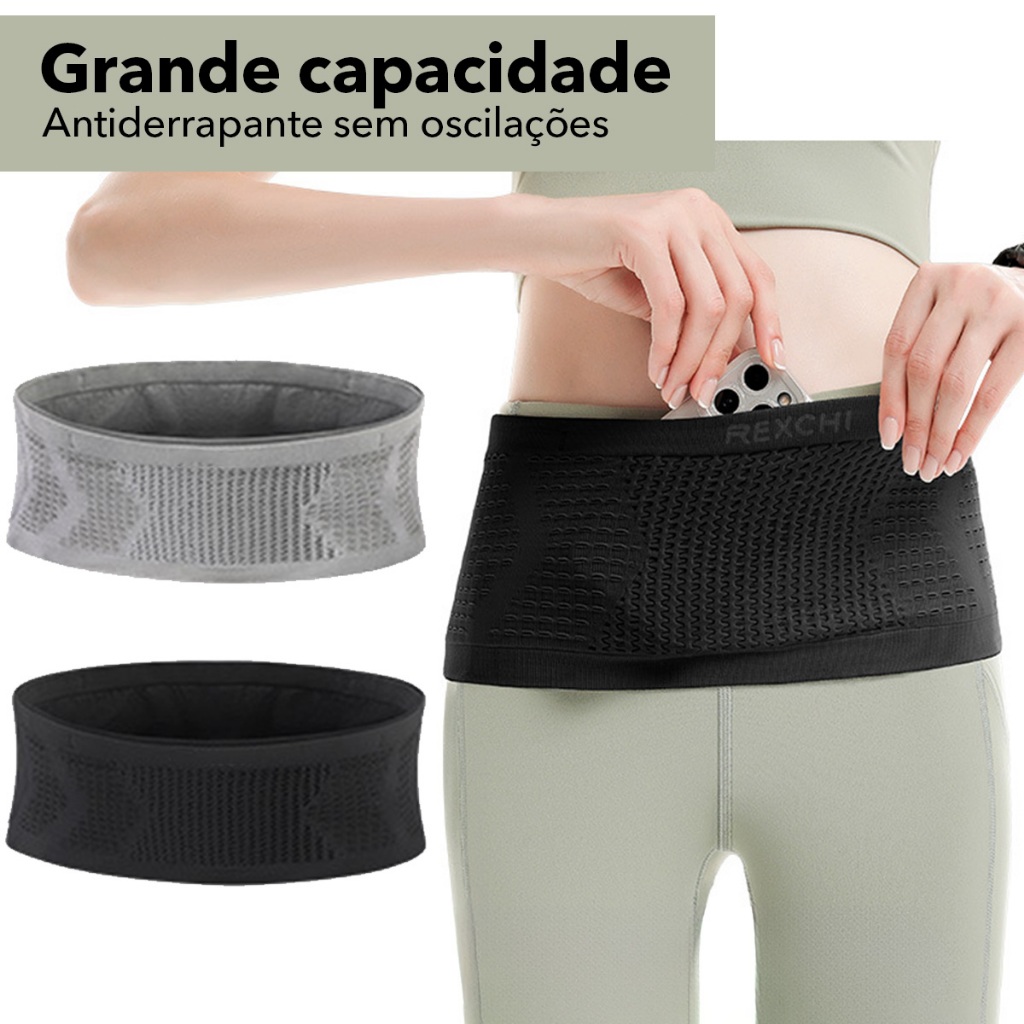 Bolso De Corrida De Alta Elasticidade Para Homens E Mulheres De Fitness Ao Ar Livre Profissional Sem
