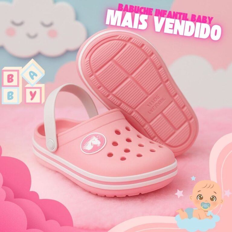 Babuche Infantil Menina Menino Baby Confortável M