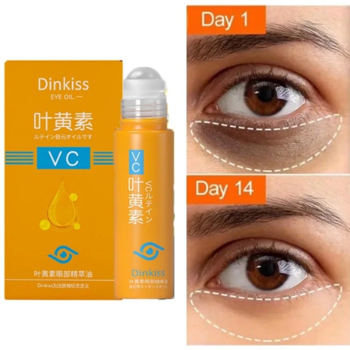 Dinkiss Luteína Anti Dark Circle Eye Serum Óleo 