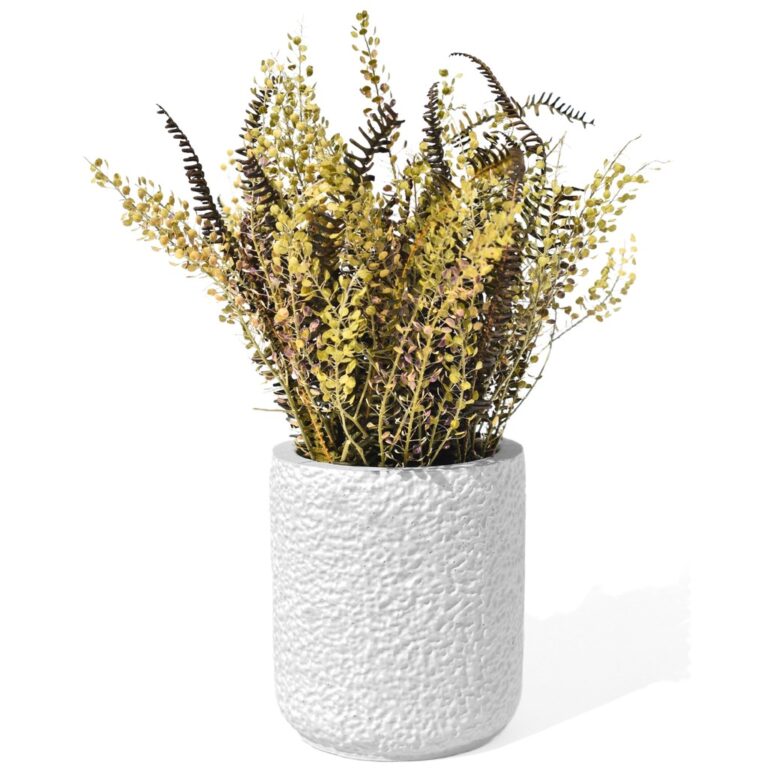 Vaso Decorativo Texturizado 10cm em Cimento Artesa