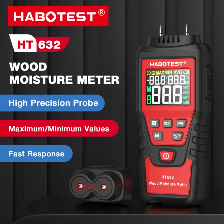HABOTEST HT632 Medidor De Umidade De Madeira Pared