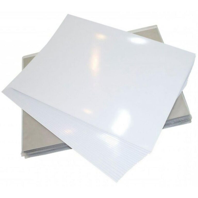 Papel Adesivo Fotográfico Glossy A4 130g Branco B