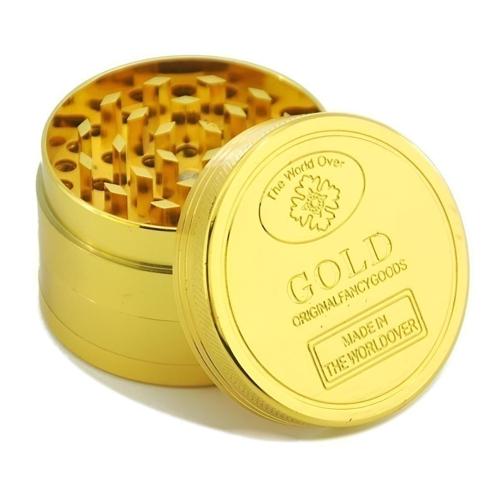 Ouro 3/4 Peças Liga De Zinco 40mm Trituradores De Metal Triturador Mão Muller Homem Presente