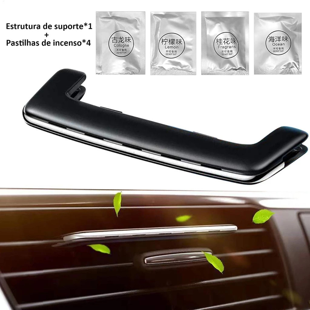 1+4 Ambientador De Ar Para Carro , Clipes De Ventilação Aromaterapia , Suporte De Fragrância De Perf
