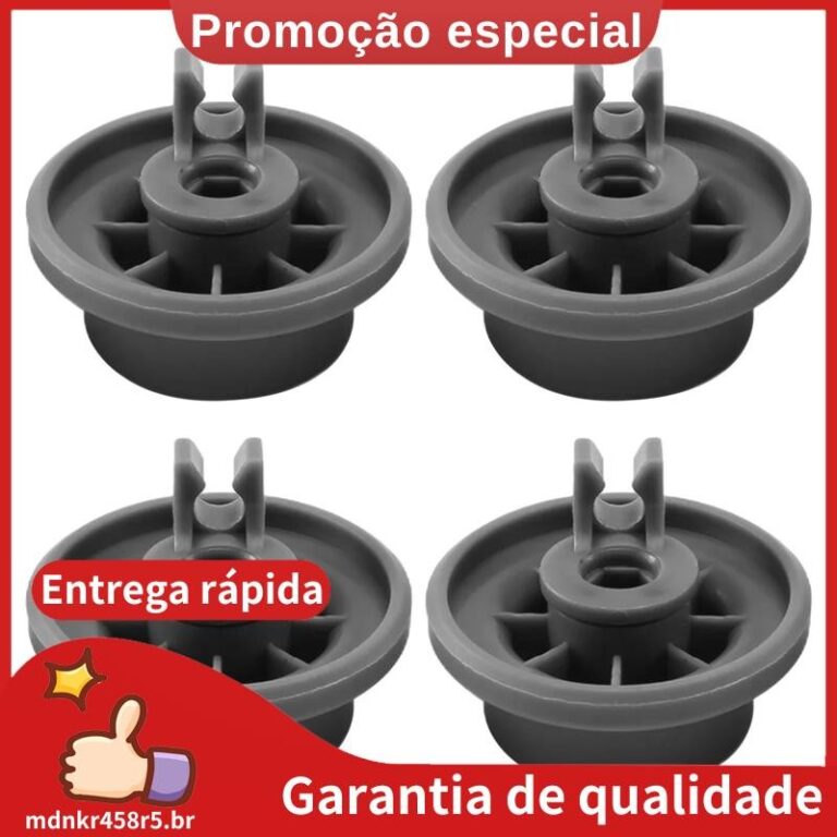 4 x Rodas De Trilho De Cesta Inferior Para Máquin