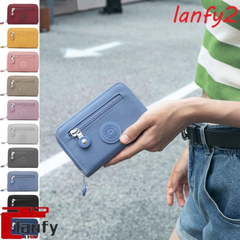 LANFY Bolsa De Nylon , Cartão Com Zíper Moedas D
