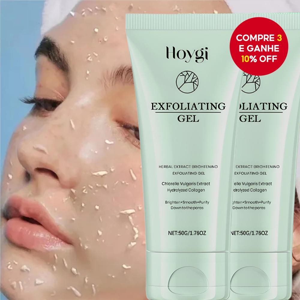 Gel Esfoliante Clareador para Remoção de Cravos – 50g (1/2 peças)