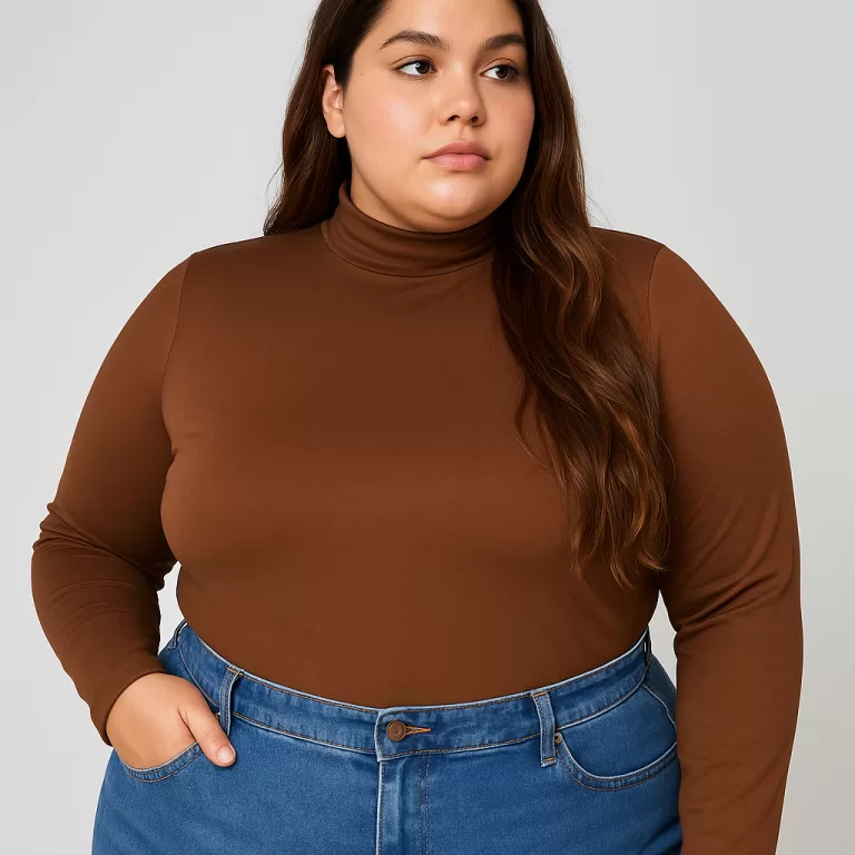 Segunda Pele Cacharrel Gola Alta Blusa Manga Compr