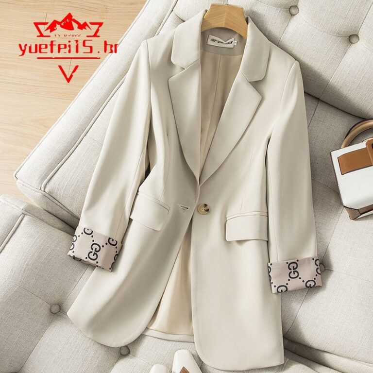 Alta qualidade Blazer Feminino Social forrado alfa