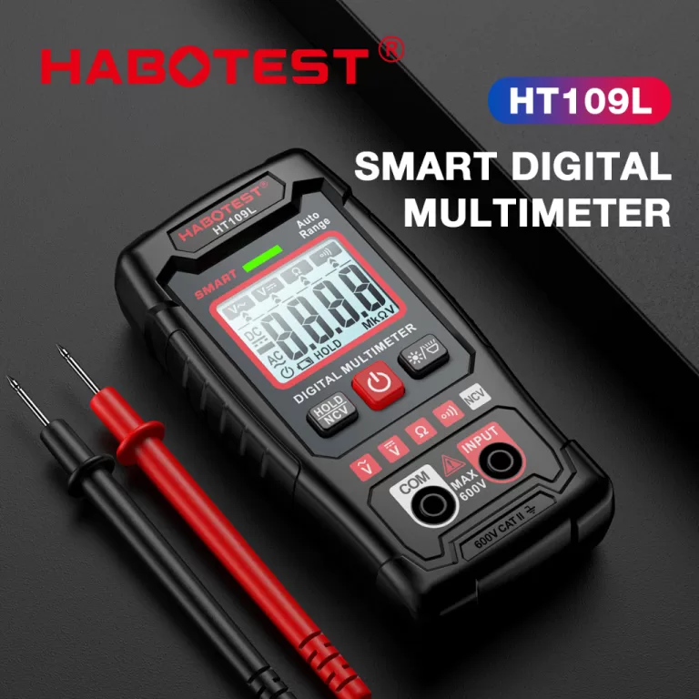 HABOTEST HT109L Multímetro Digital LCD Voltímetr