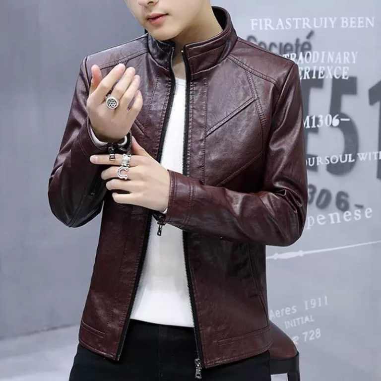 2025 novo produto jaqueta masculina de couro jaque