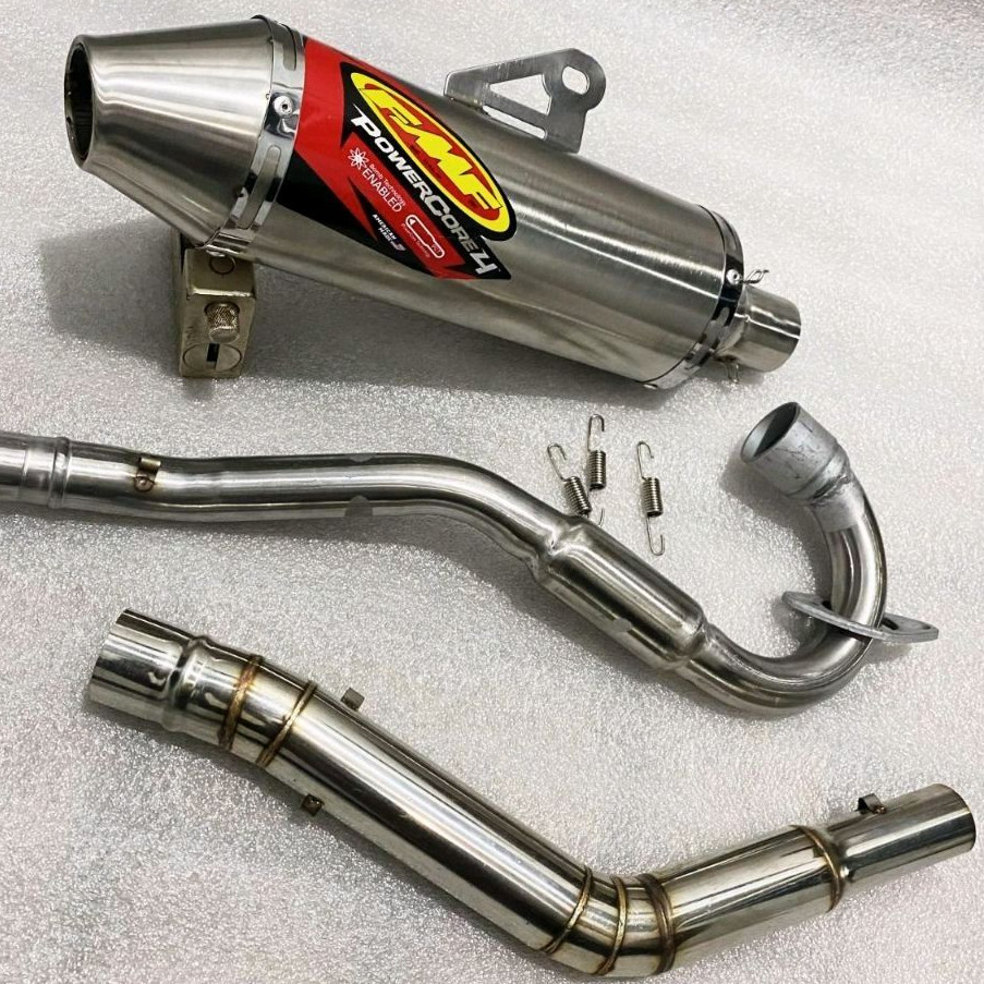 FMF powercore Escapamento 4 Entradas 38mm 1 Conjunto Para Motocicleta klx150 crf 150/230 xtz125/150