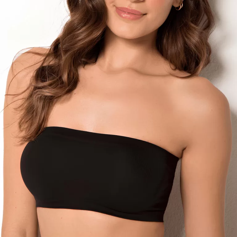 Cropped Top Faixa sem Bojo em Cotton Tomara Que Ca