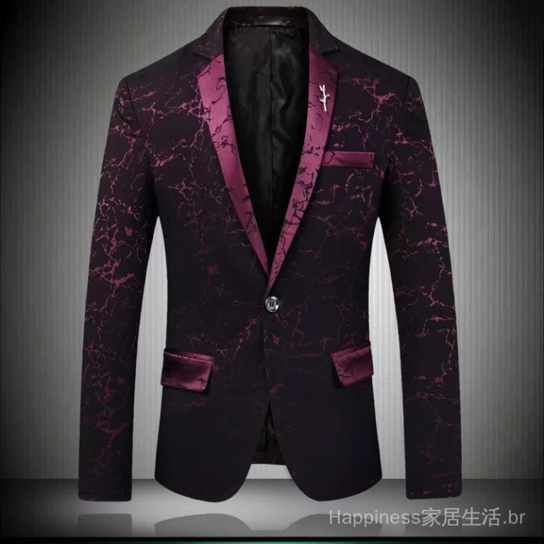 Fonte de Comércio Eletrônico 2020 Terno Slim Fit