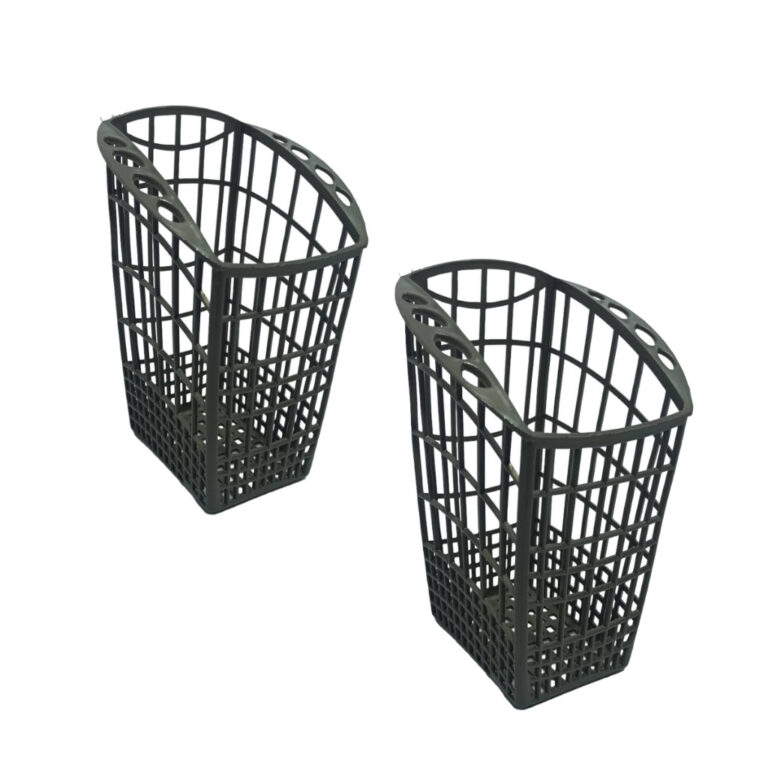 Kit 2 Cestos  Plástico Porta Talheres Para Lava L