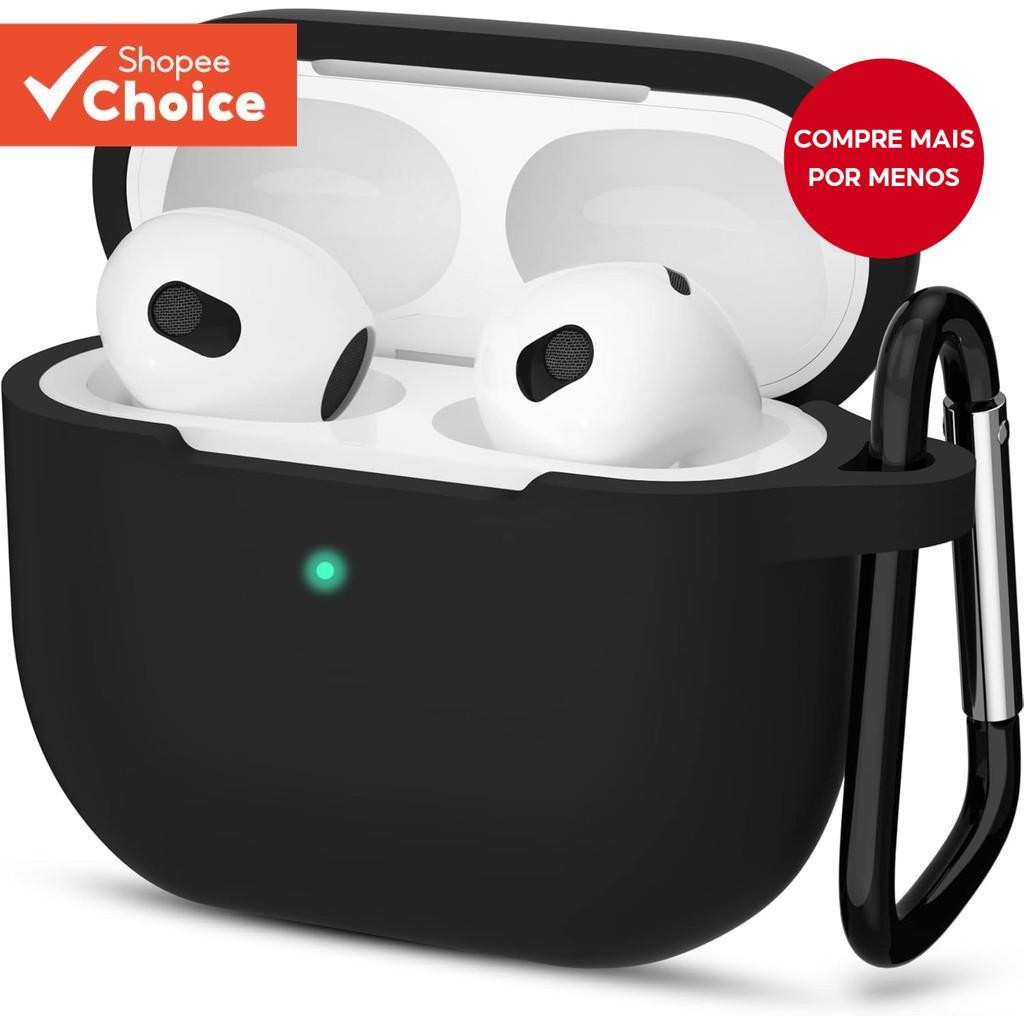 SPRISE AirPods 3 Capa Protetora De Silicone Macio , Ideia De Presente De Feriado Compatível Com Carr