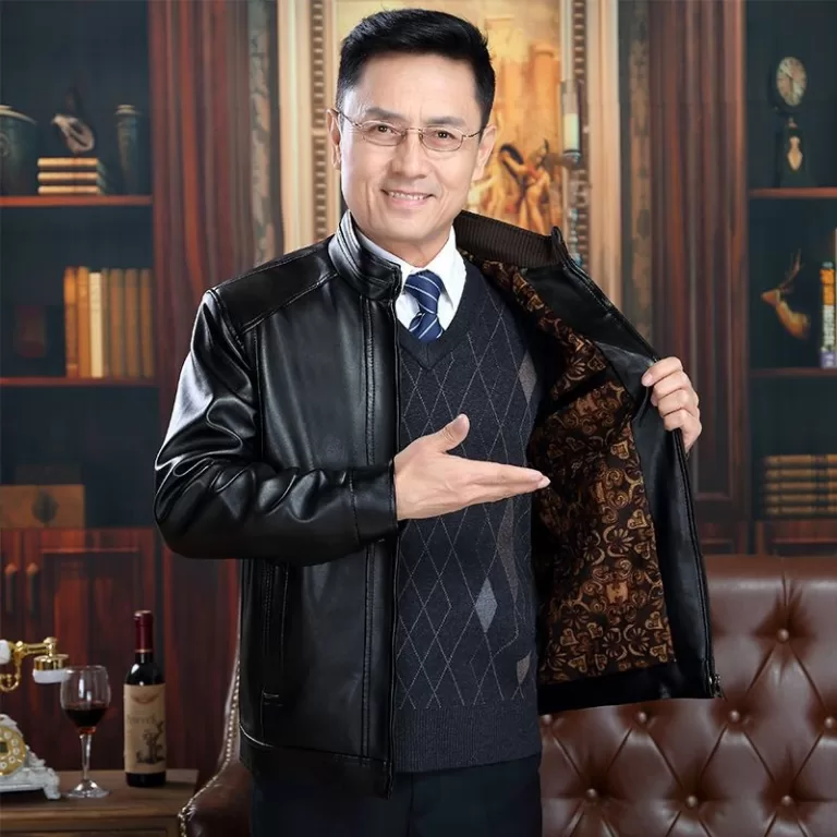 2025 Novo produto Jaqueta de couro masculina de me