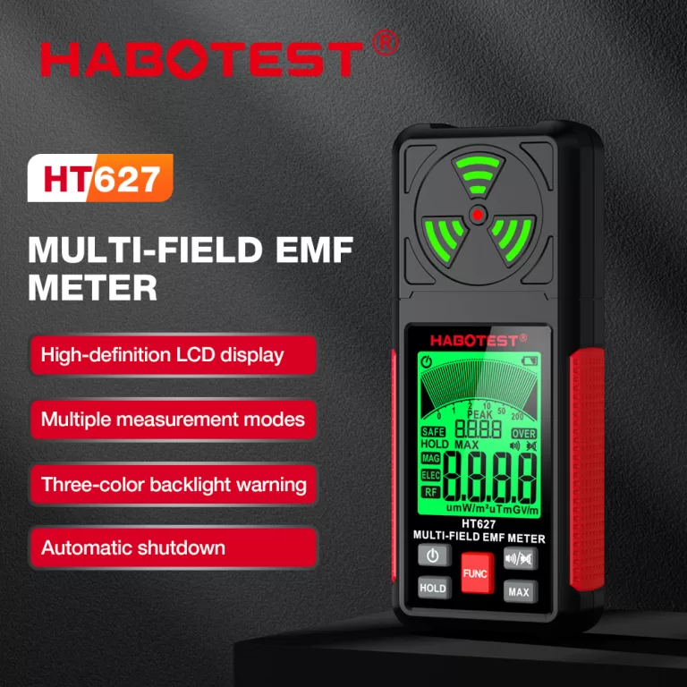 HABOTEST HT627 Digital LCD Detector De Radiação 
