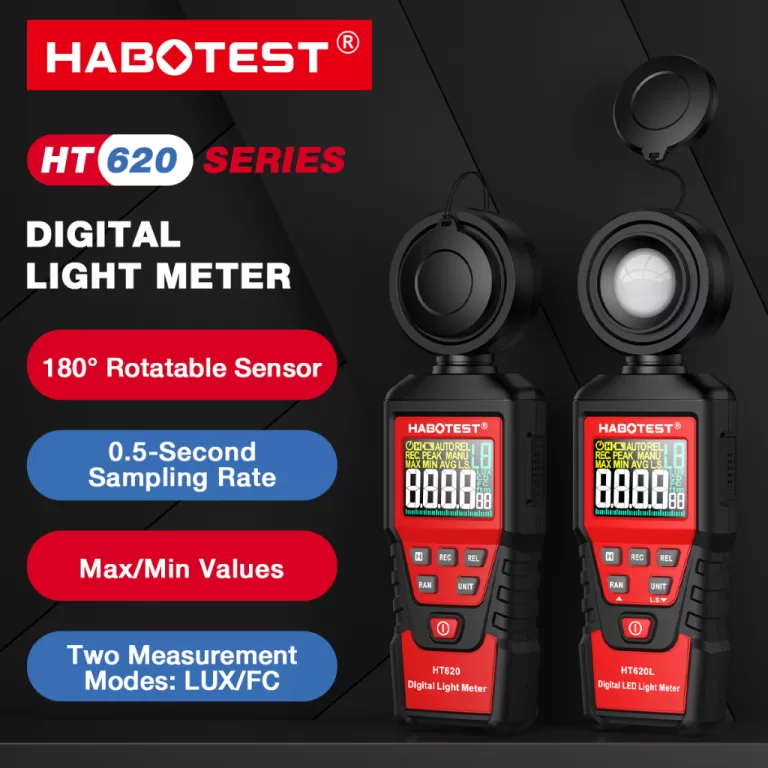 Medidor De Luz Digital HABOTEST HT620 100000 Lux F
