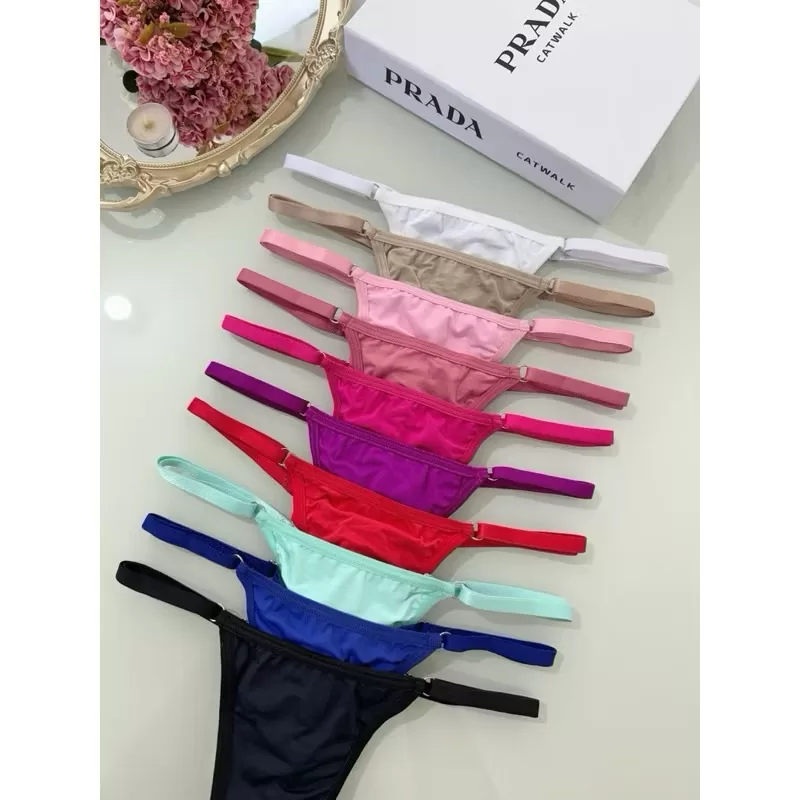 Kit C/5 Calcinha Conforto Fio Dental Fio Duplo Regulagem Lingerie Sexy