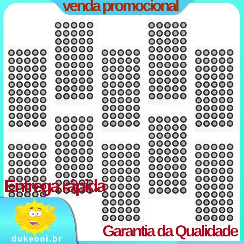 10 Folhas De Filme Reflexivo Do Scanner 6mm Marcador De Digitalização 3d Pontos De Marcação Marcador