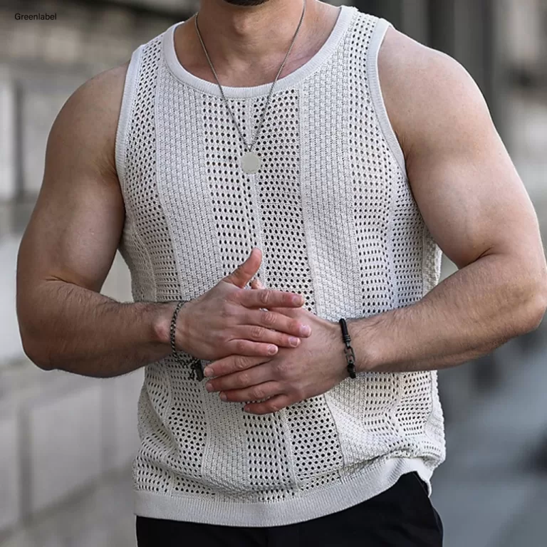 { Novo } O-Pescoço Sem Mangas Colete Masculino Co