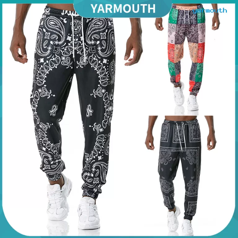 [YAR] Calças Masculinas Da Moda , Cintura Média 