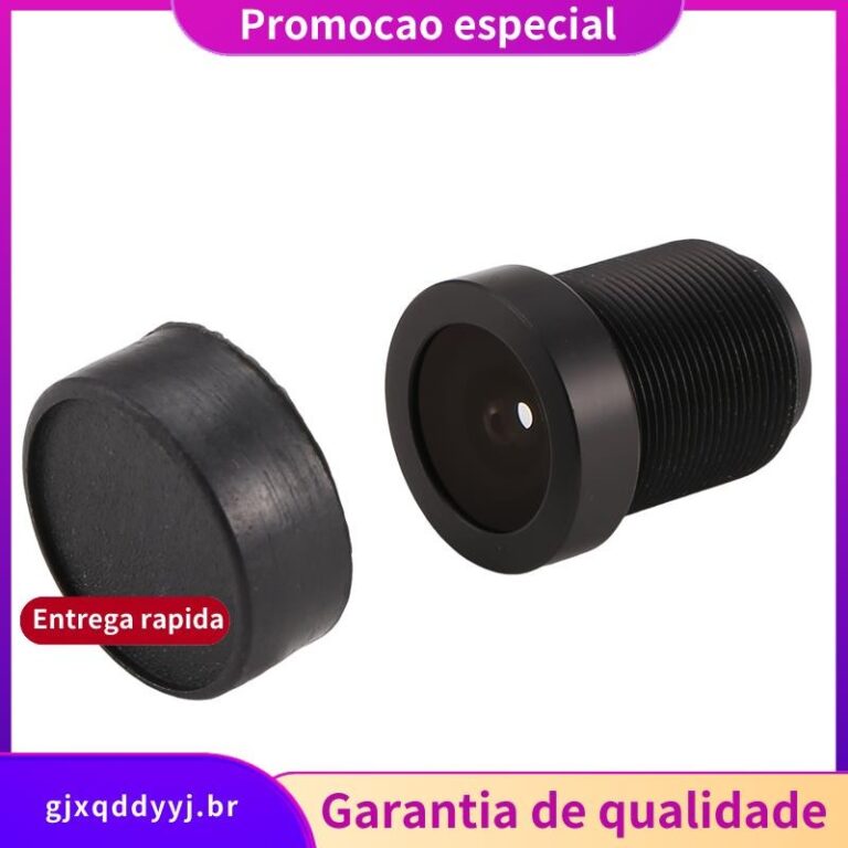 Lente 1/3 CCTV 2.8 Mm Preta Para Câmera De Caixa 