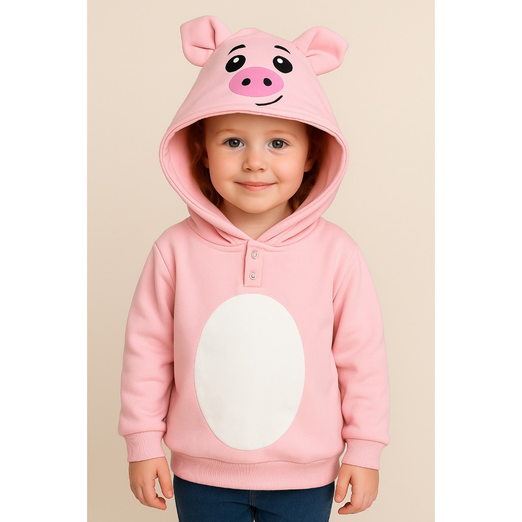 AGASALHO DE MOLETOM PORQUINHA CATITOS – 411