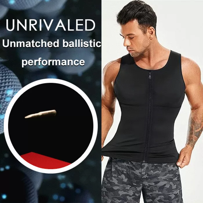 Mens Anti-theft Vest Zipper Ballistic Threat Shape