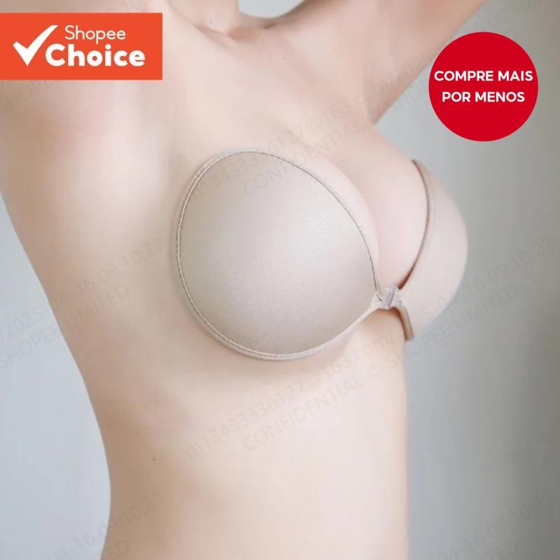 Sutiã De Silicone Sem Costura-Invisível E Costas (3 Cores , Ad , Elevador Leve Confortável)