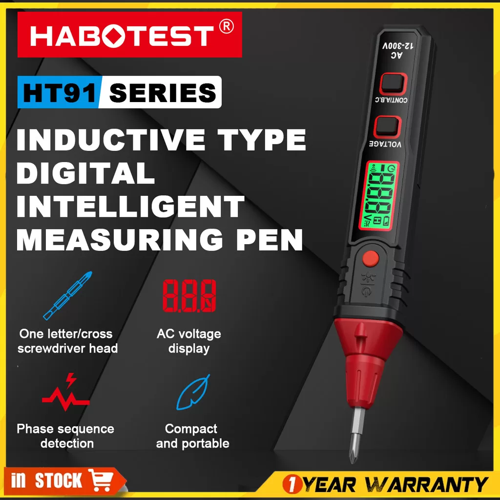 HABOTEST HT91CP/DP Série Caneta De Medição De Sequência De Fase De Tensão Digital Sem Contato Detecç