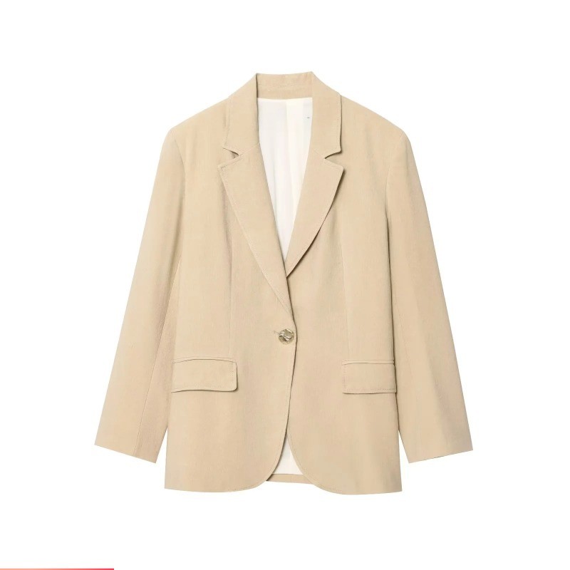 2025 Verão Novo Estilo Feminino Mistura de Linho Terno Commuter 3478848