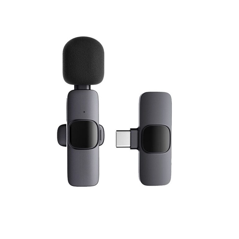 Microfone De Lapela Sem Fio Plug E Play Entrevista